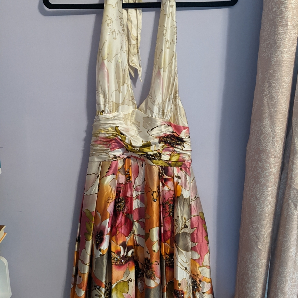 Floral cocktail dress